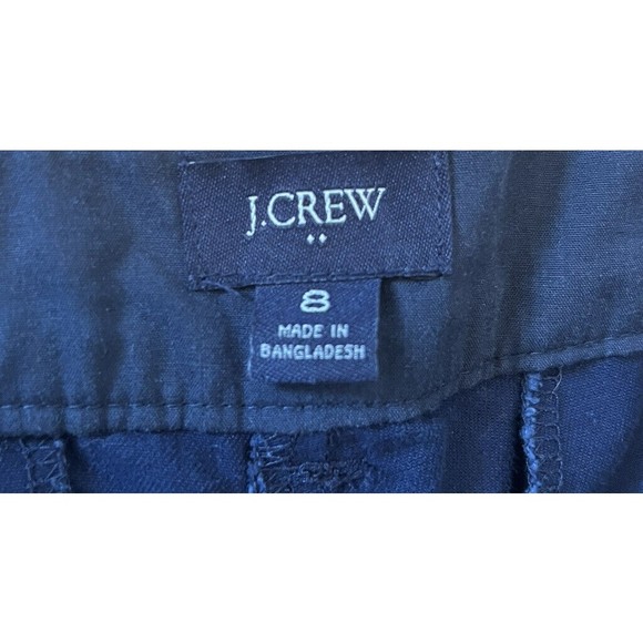 J Crew Factory Navy Blue Chino Shorts Size 8 - Picture 4 of 9